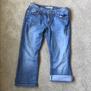 BKE denim Harper Capri